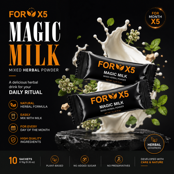 FOR X5 Magic Milk Herbal Drink Powder - 30 Portion Bags